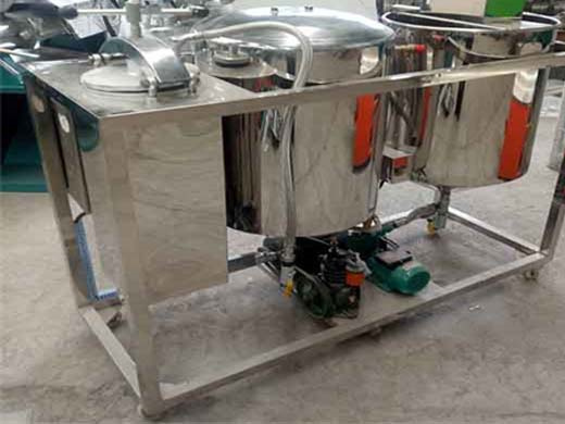 machine de raffinage d’huile de palme de refroidissement par eau yzyx120sl